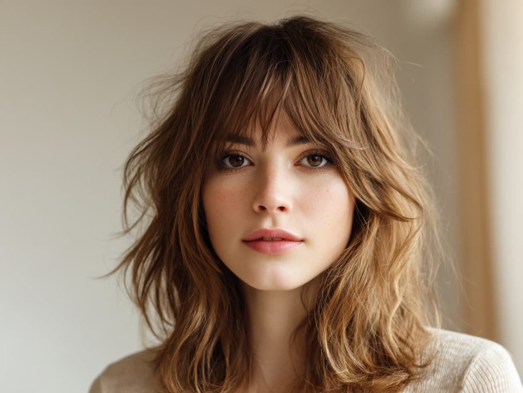 coupe cheveux épais visage rond