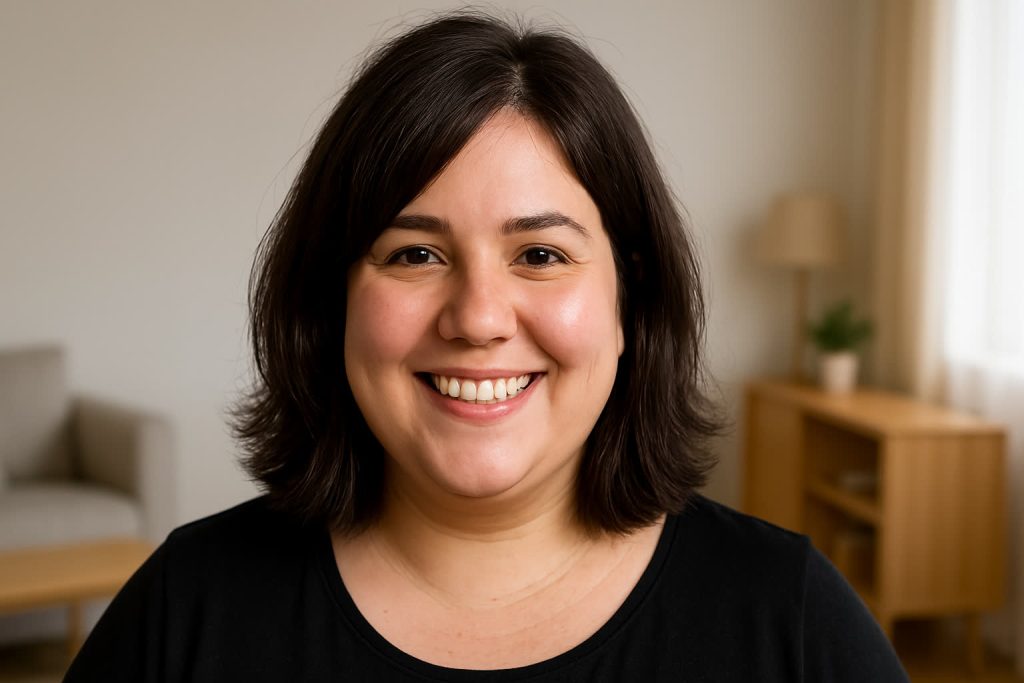 coupe pour visage rond et cheveux épais