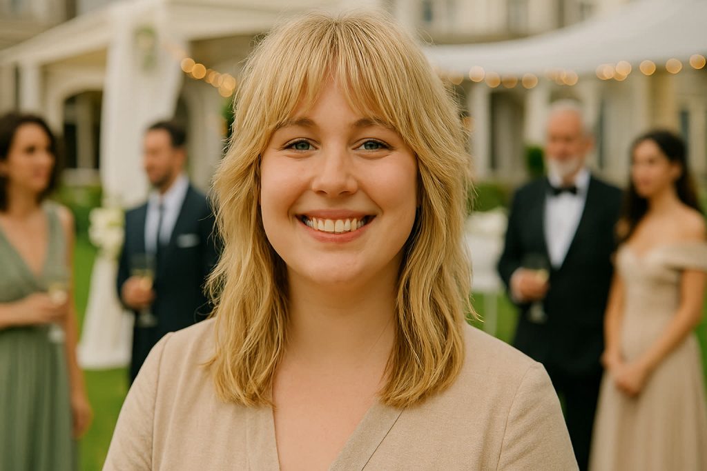 coupe pour visage rond et cheveux épais