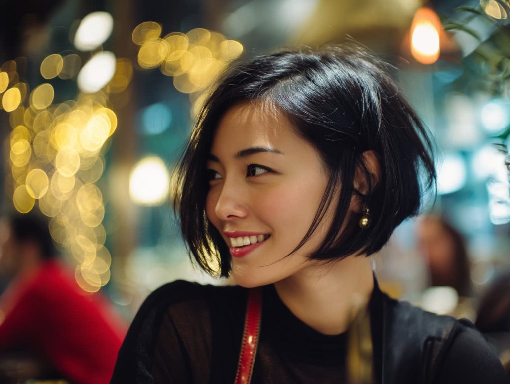 coupe visage rond cheveux épais