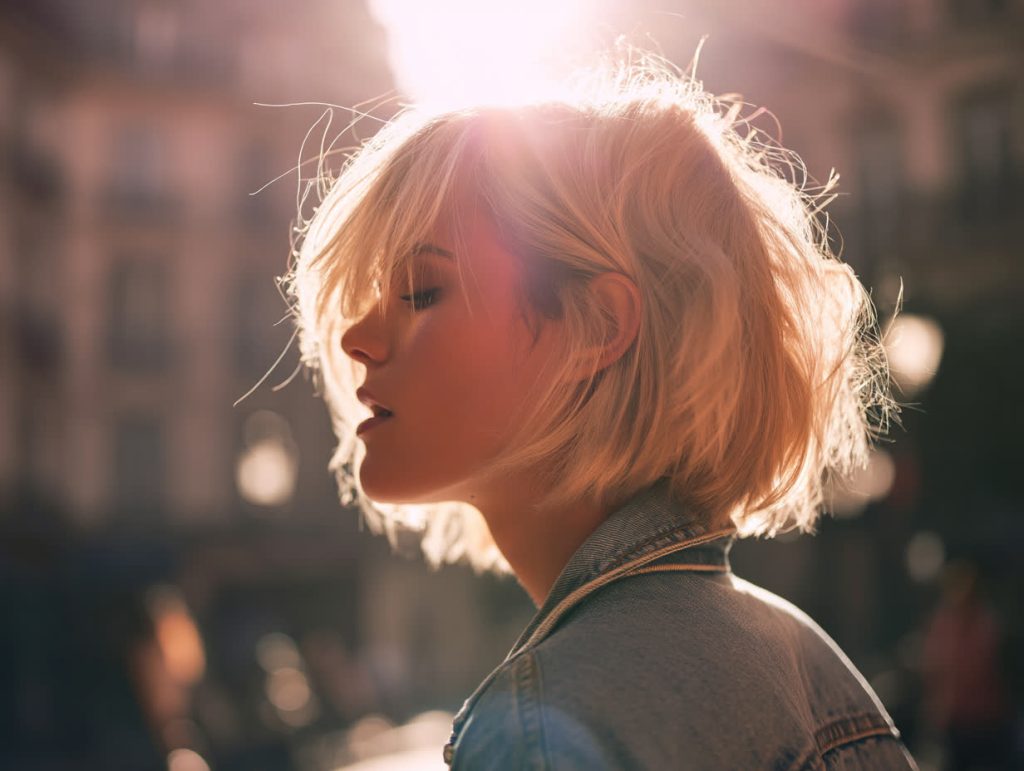 coupe visage rond cheveux épais
